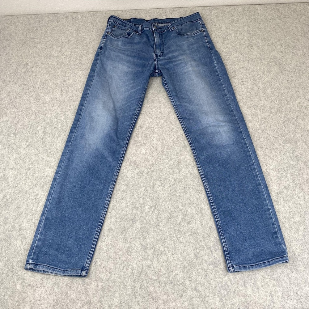 Levis 514 Jeans Mens 33x32 (32x29) Blue Straight Leg Regular Fit Denim Pants